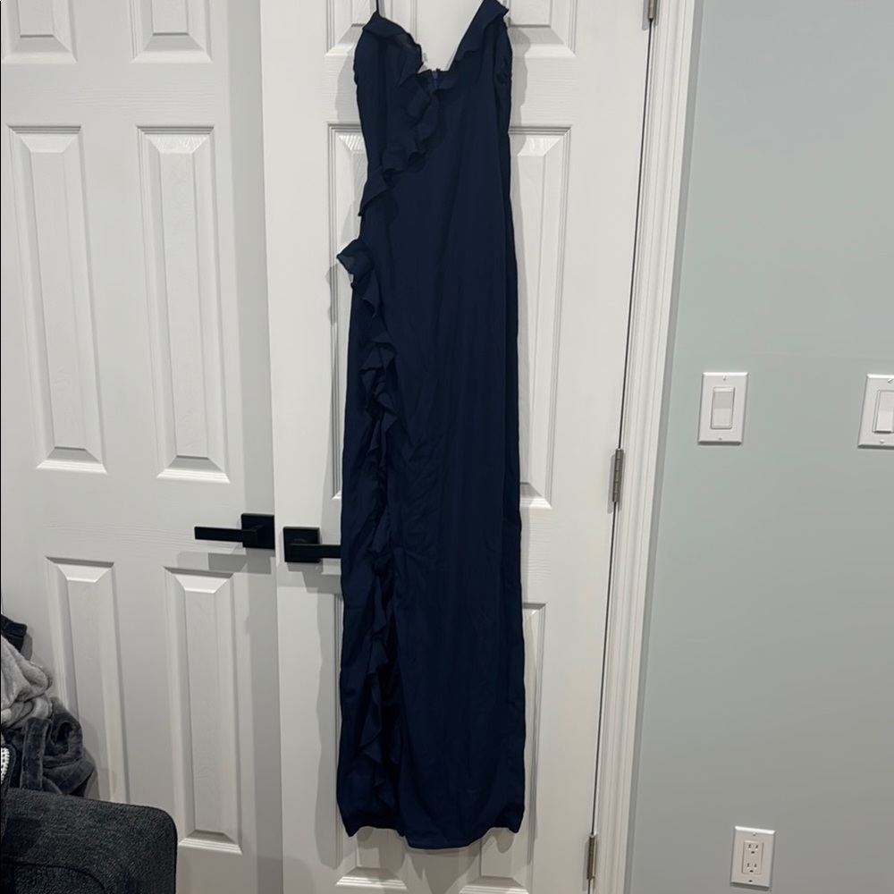 Lucy in the Sky Elegant Navy Gown